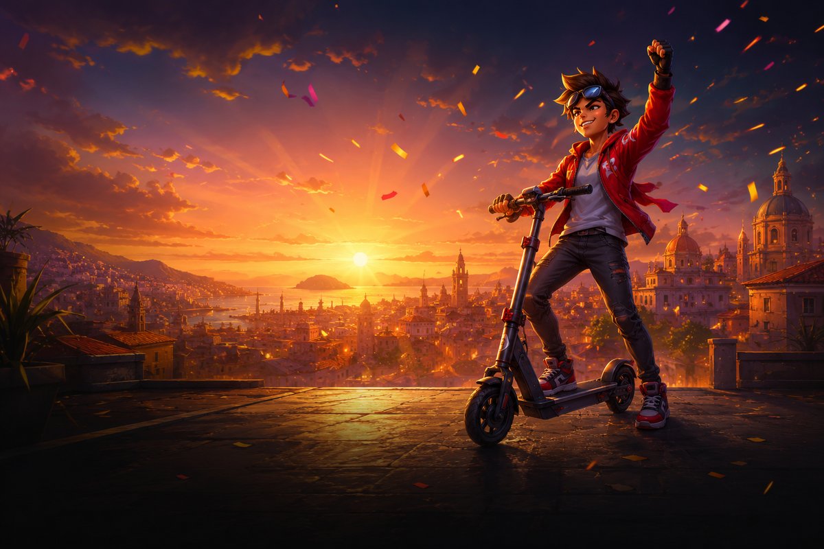 Key art del videojuego RQR Rider creado por Arkana